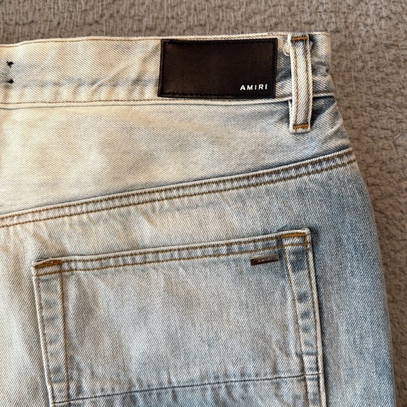 AMIRI Men Printed Safari Straight Jean size 36 inseam 35" - Picture 9 of 10